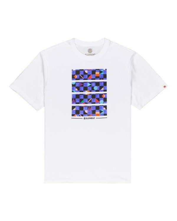 0 Prism Block - T-Shirt for Men White W1SSI5ELP1 Element