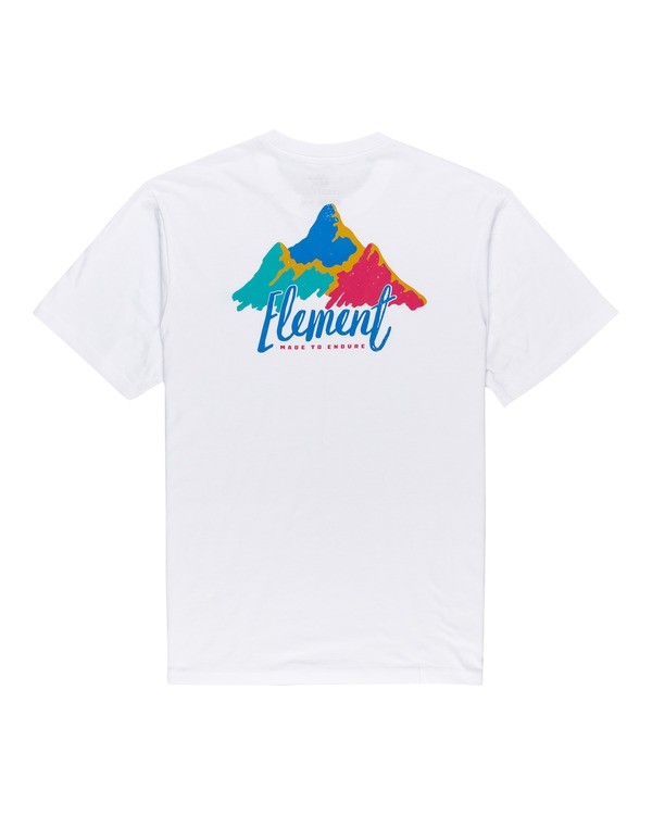 1 Yelton - T-shirt pour Homme Blanc W1SSM2ELP1 Element
