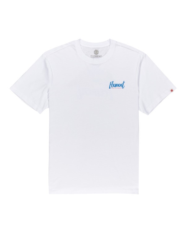 0 Yelton - T-shirt pour Homme Blanc W1SSM2ELP1 Element