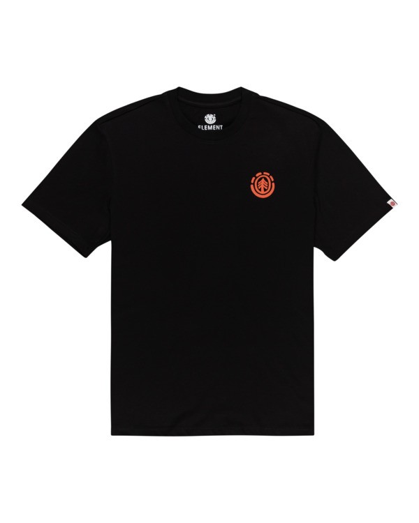 0 Kinwood - T-Shirt for Men Black W1SSM8ELP1 Element