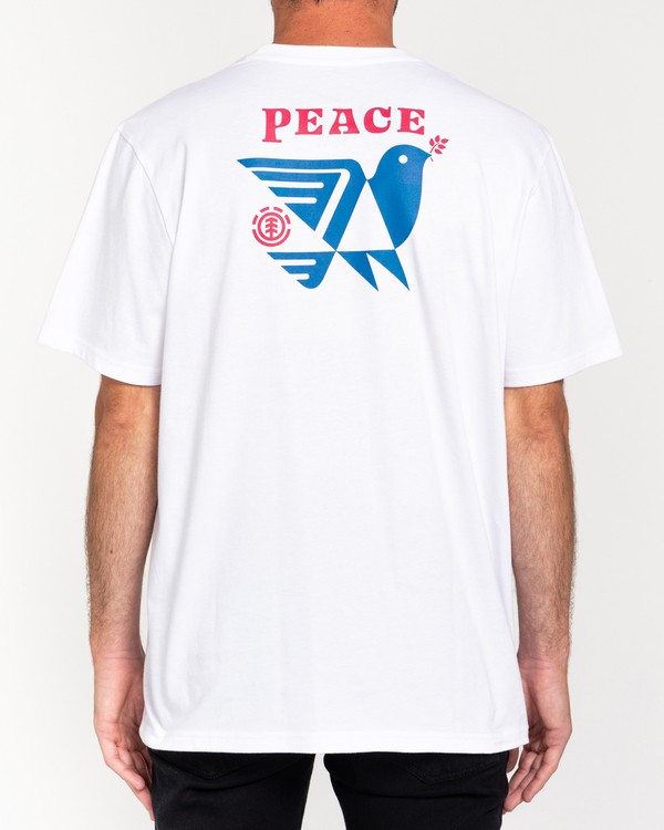 3 Onslow - Camiseta para Hombre Blanco W1SSN1ELP1 Element
