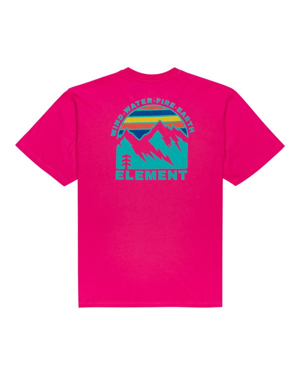 1 Foxwood - T-shirt pour Homme Rose W1SSN9ELP1 Element