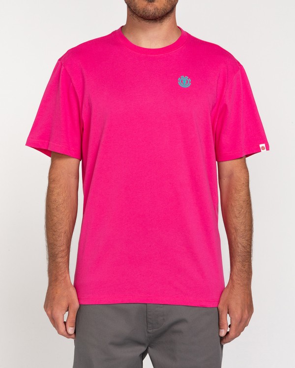 2 Foxwood - T-shirt pour Homme Rose W1SSN9ELP1 Element