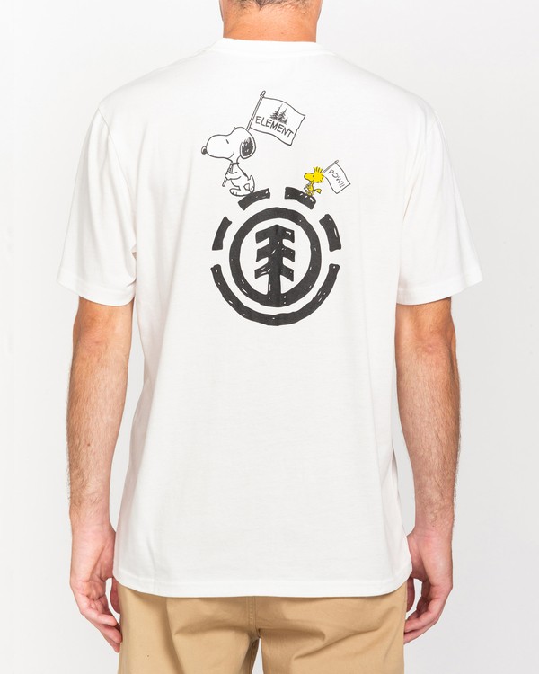 1 Peanuts Slide - T-Shirt for Men White W1SSO3ELP1 Element