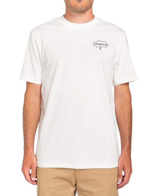 0 Peanuts Slide - T-Shirt for Men White W1SSO3ELP1 Element