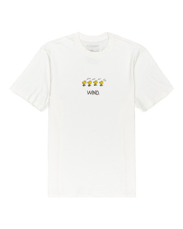 0 Peanuts Element - T-Shirt for Men White W1SSO5ELP1 Element
