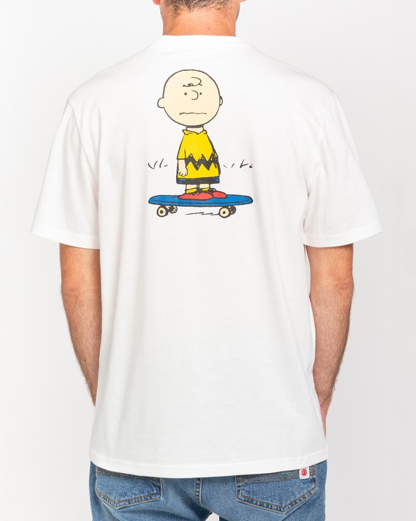 3 Peanuts Kruzer - Camiseta para Hombre Blanco W1SSO9ELP1 Element