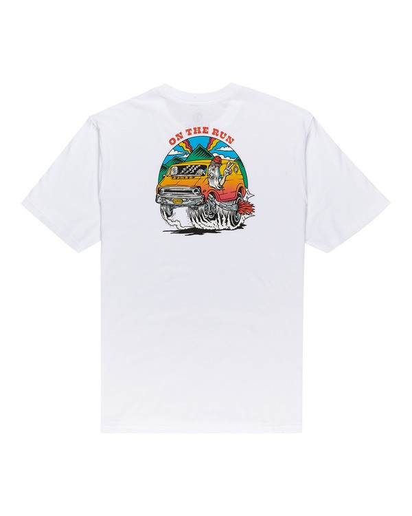 1 Van Run - T-shirt pour Homme Blanc W1SSP7ELP1 Element
