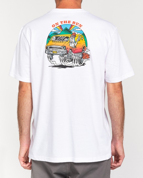 3 Van Run - T-shirt pour Homme Blanc W1SSP7ELP1 Element
