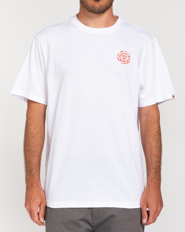 2 Van Run - T-shirt pour Homme Blanc W1SSP7ELP1 Element