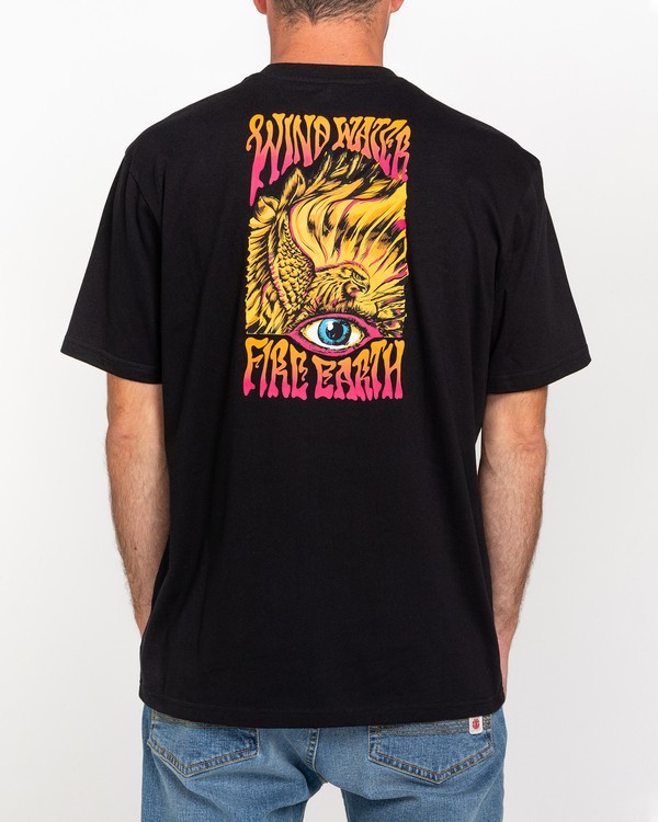 3 L'Amour Supreme Shijo - Camiseta Negro W1SSR2ELP1 Element