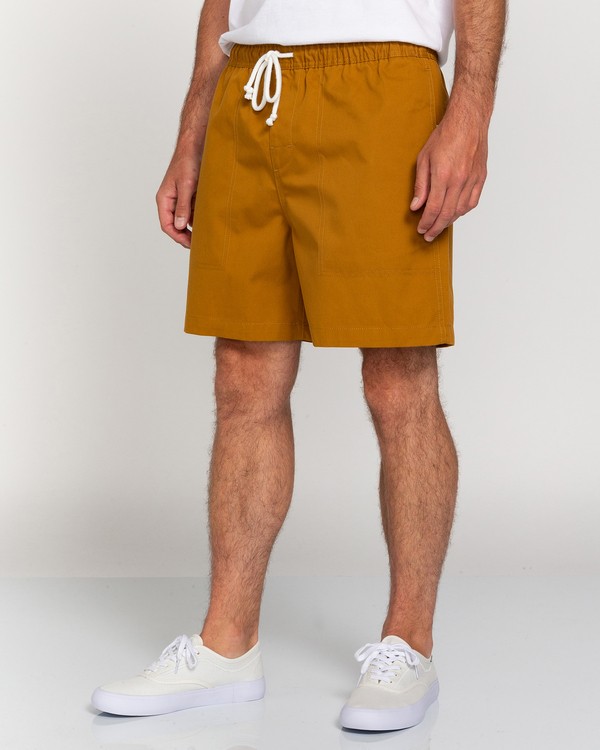3 Manual Twill 17" - Elastische Short voor Heren  W1WKC4ELP1 Element