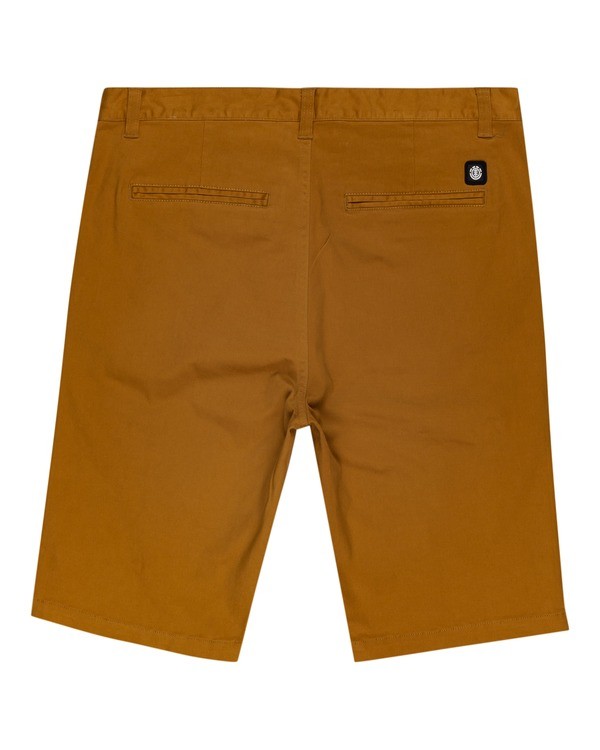 1 Howland Classic 21" - Chino Shorts for Men Yellow W1WKC6ELP1 Element