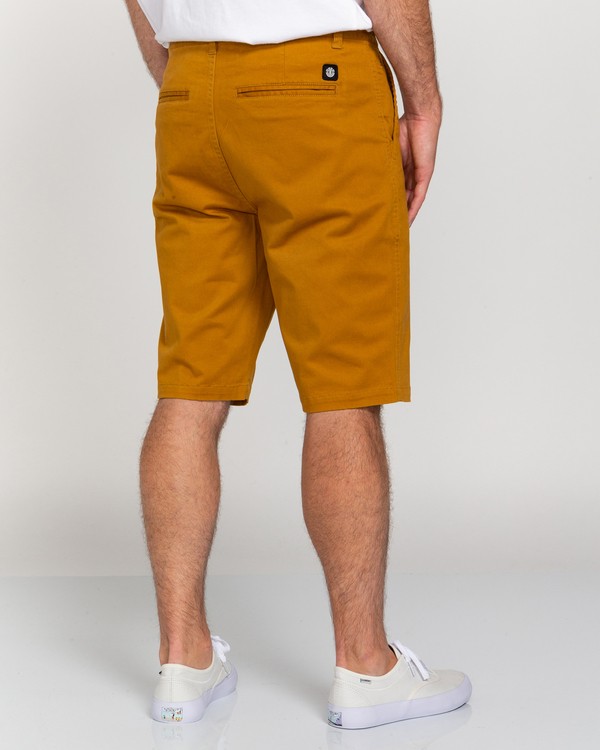 4 Howland Classic 21" - Chino Shorts for Men Yellow W1WKC6ELP1 Element