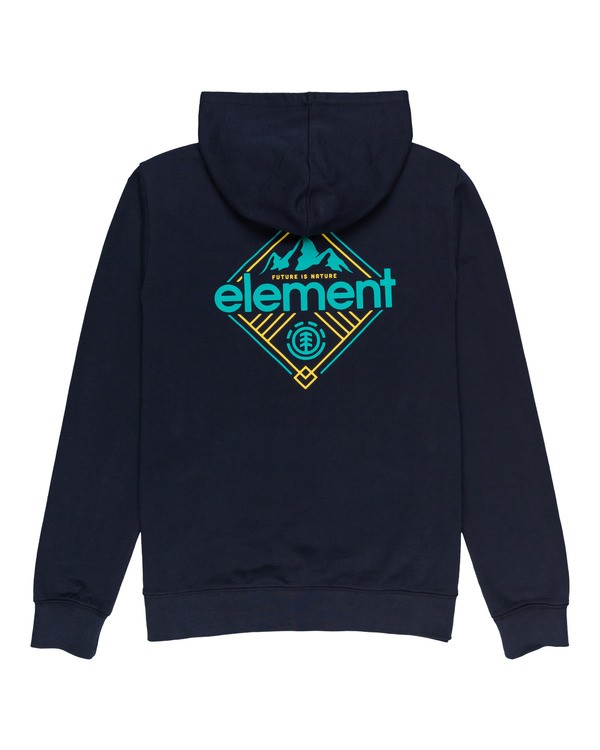 1 Duggar - Zip-Up Hoodie for Men Gray W1ZHB1ELP1 Element