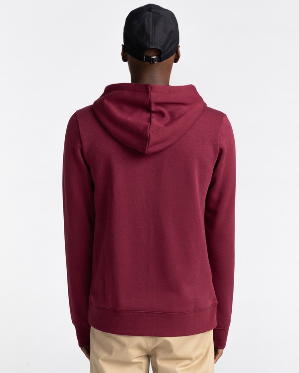 3 Cornell Classic - Sweat à capuche zippé Rouge W1ZHB4ELP1 Element