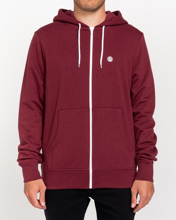 1 Cornell Classic - Sweat à capuche zippé Rouge W1ZHB4ELP1 Element