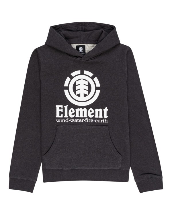 0 Vertical - Sweat à capuche pour Garçon Noir W2HOA6ELP1 Element