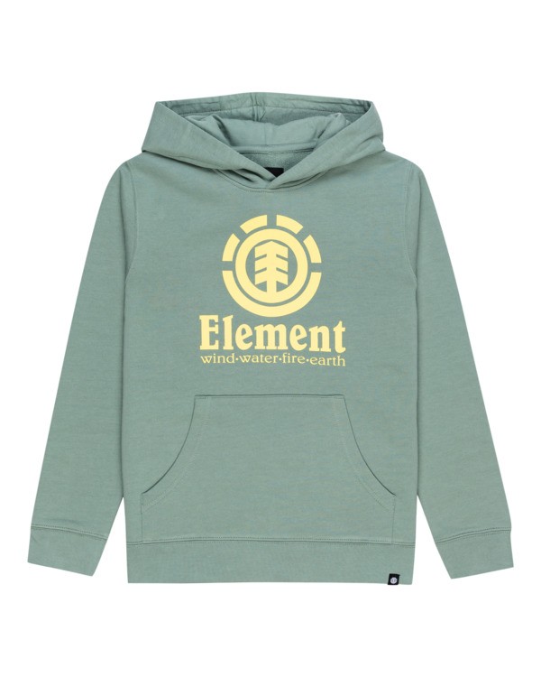 0 Vertical - Hoodie for Boys Green W2HOA6ELP1 Element