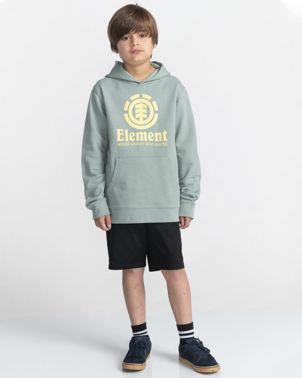 2 Vertical - Hoodie for Boys Green W2HOA6ELP1 Element
