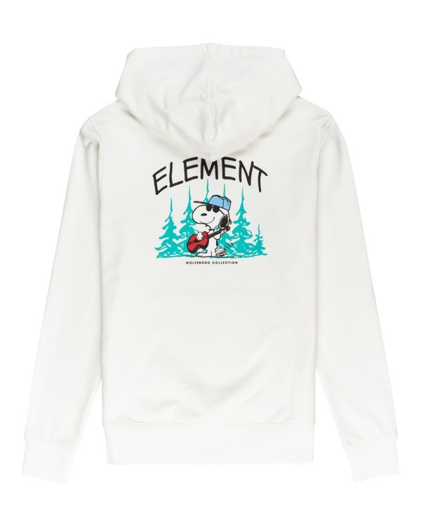 1 Peanuts Good Times - Sweat à capuche pour Garçon Blanc W2HOB4ELP1 Element