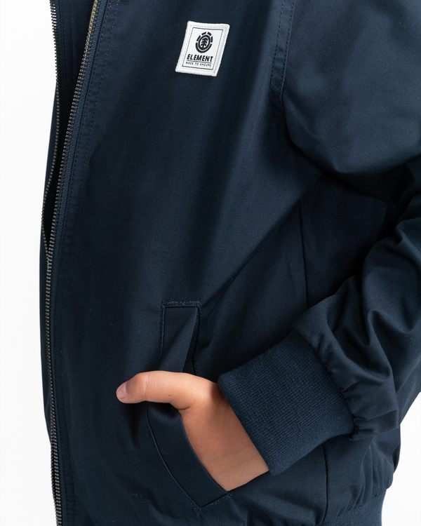 3 Wolfeboro Dulcey Light - Chaqueta ligera y resistente al agua para Chicos Gris W2JKA5ELP1 Element
