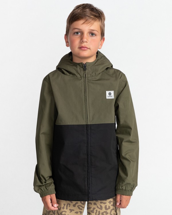 1 Wolfeboro Alder Light 2 Tones - Veste déperlante légère pour Garçon Noir W2JKA6ELP1 Element