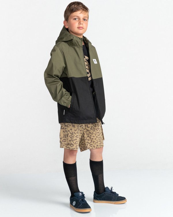 3 Wolfeboro Alder Light 2 Tones - Veste déperlante légère pour Garçon Noir W2JKA6ELP1 Element