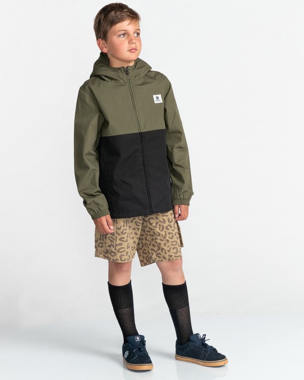 4 Wolfeboro Alder Light 2 Tones - Veste déperlante légère pour Garçon Noir W2JKA6ELP1 Element