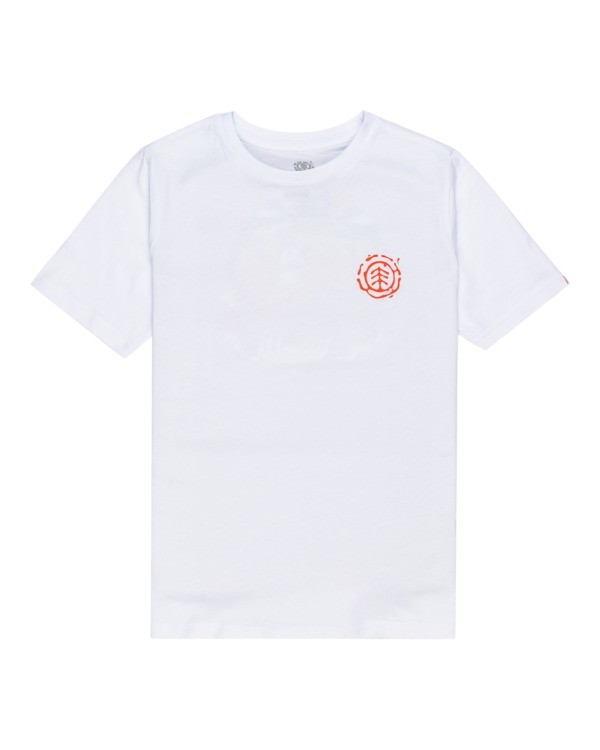 0 Van Run - T-shirt pour Garçon Blanc W2SSH2ELP1 Element