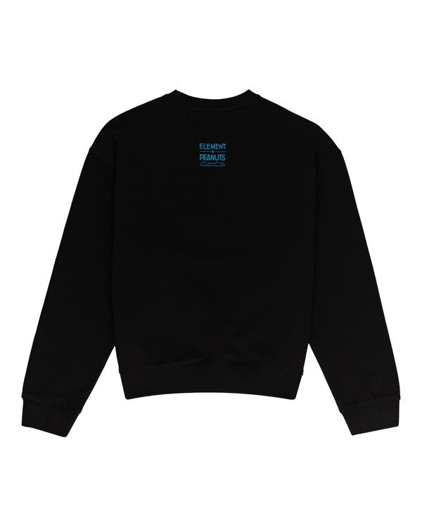1 Peanuts Element - Sudadera para Mujer Negro W3CRA3ELP1 Element