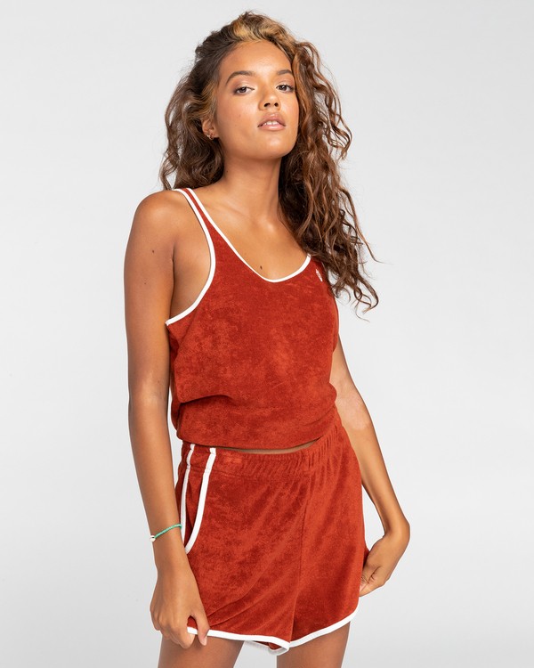 2 Alexis Singlet - Vest for Women Red W3KTB1ELP1 Element