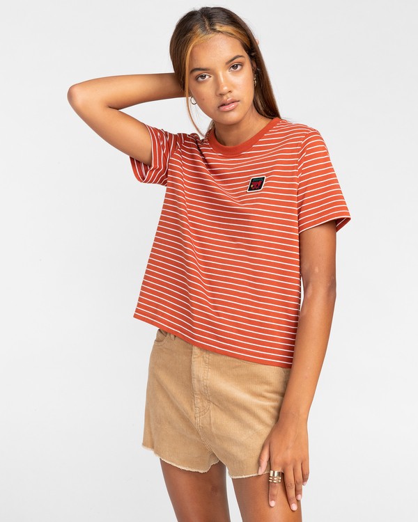 1 Paula - Camiseta para Mujer Rojo W3KTB2ELP1 Element