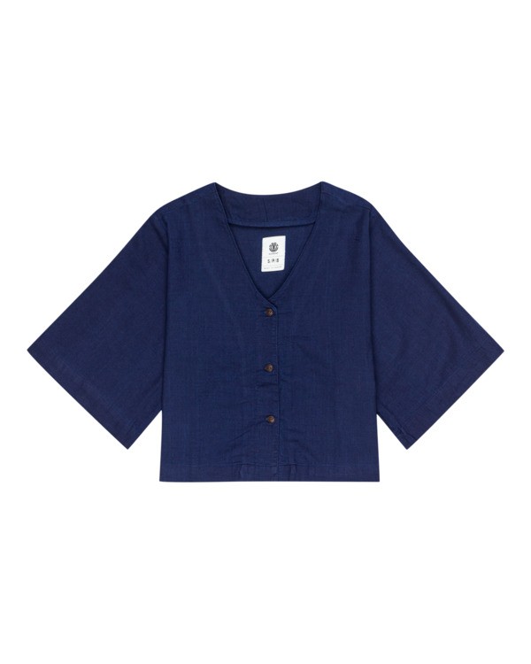 0 Salto Indigo - Short Sleeve Shirt for Women  W3SHB4ELP1 Element