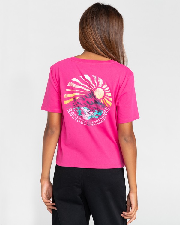 3 Positivity Crop - Camiseta para Mujer  W3SSC4ELP1 Element