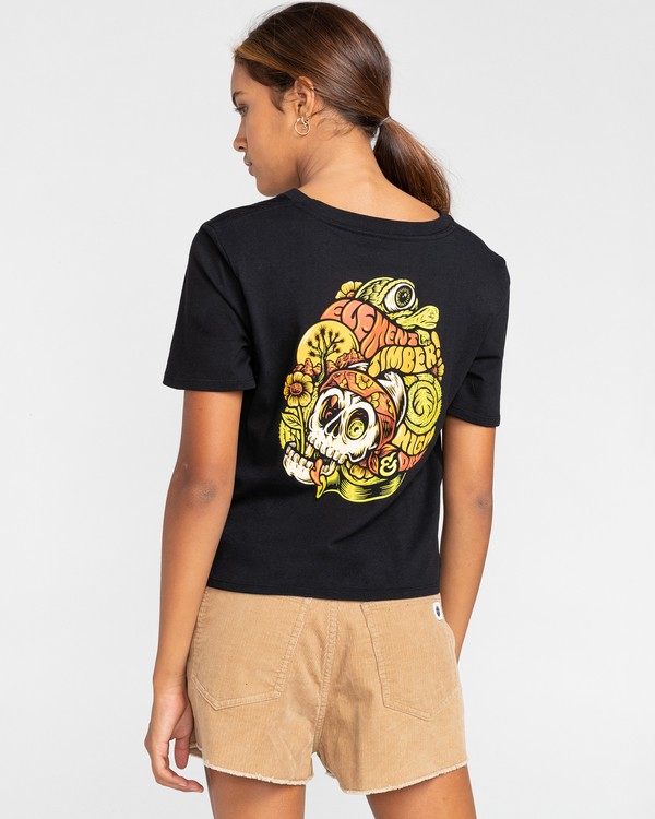3 Timber! The Vision Crop - T-Shirt for Women  W3SSC8ELP1 Element