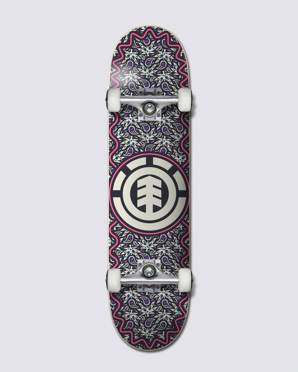 0 7.75" Paisley - Complete Skateboard Black W4CPA6ELP1 Element