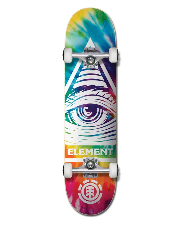 0 8" Eye Trippin Rainbow - Skateboard Multi W4CPB2ELP1 Element