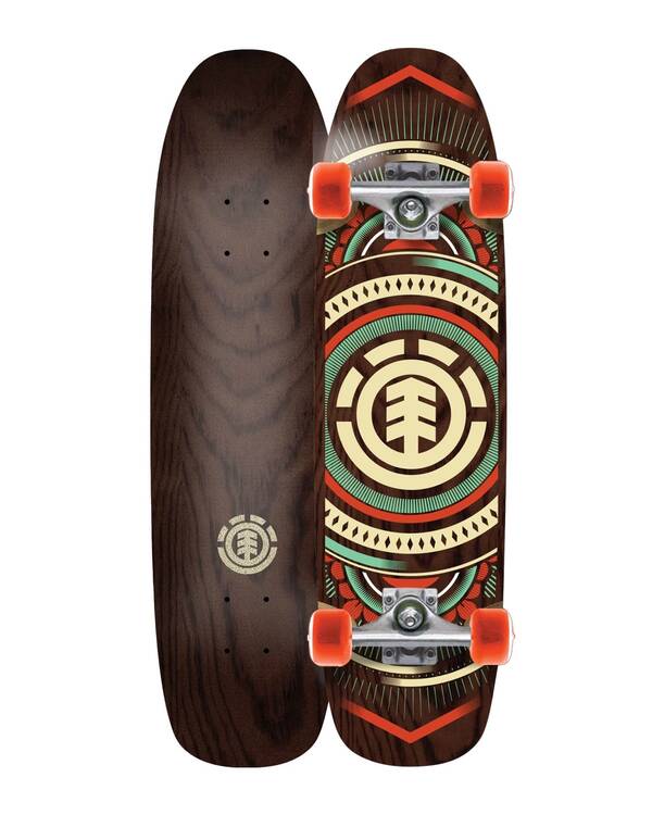 2 8.75" Hatched Cruiser - Skateboard Multi W4CPB9ELP1 Element