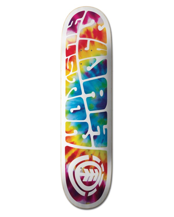 0 8" Trip Out Nyjah - Skateboard Deck Black W4DCD1ELP1 Element