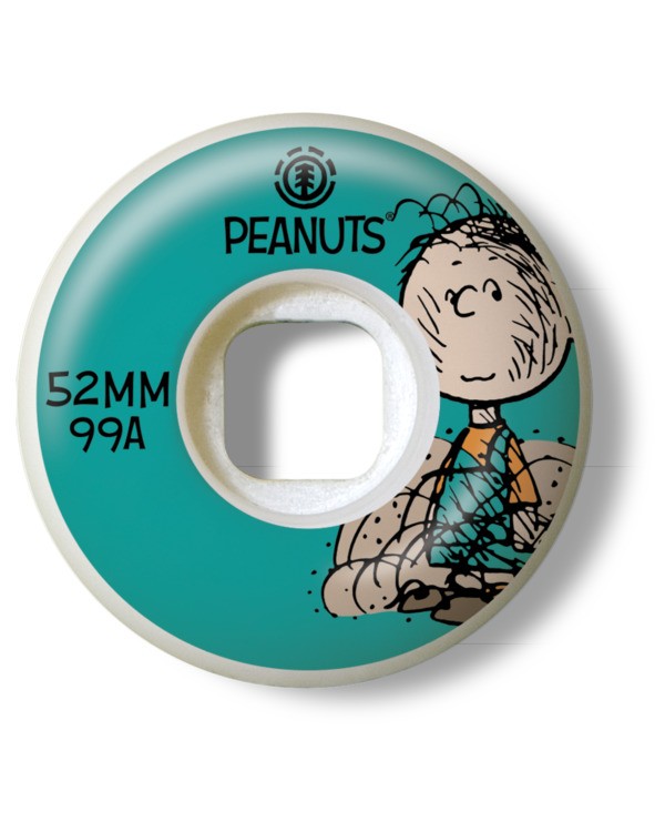 3 Peanuts Squad 52mm - 4er-Pack Skaterollen Unisex Bunt W4WHA1ELP1 Element