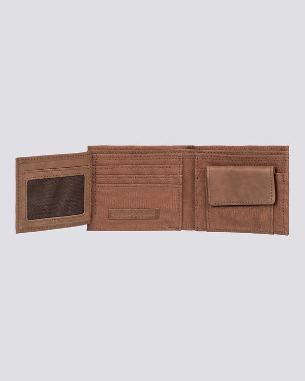 2 Daily Elite - Leather Wallet Unisex Brown W5LWA3ELP6 Element