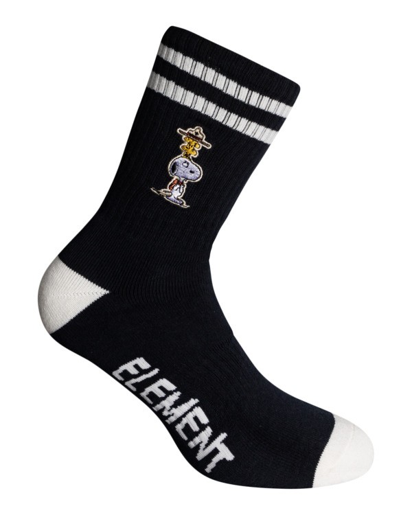 0 Peanuts - Sportliche Skate-Socken Unisex Grau W5SOA5ELP1 Element