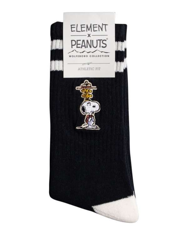 1 Peanuts - Sportliche Skate-Socken Unisex Grau W5SOA5ELP1 Element