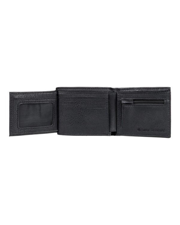 2 Daily - Cartera de Triple Hoja Unisex Negro W5WLB2ELP1 Element