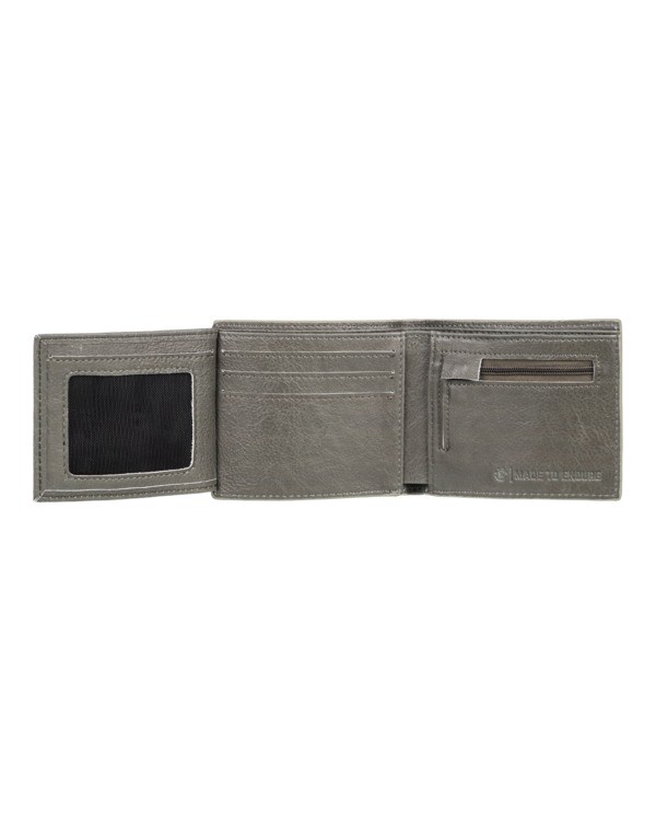 2 Daily - Dreifach faltbares Portemonnaie Unisex Beige W5WLB2ELP1 Element