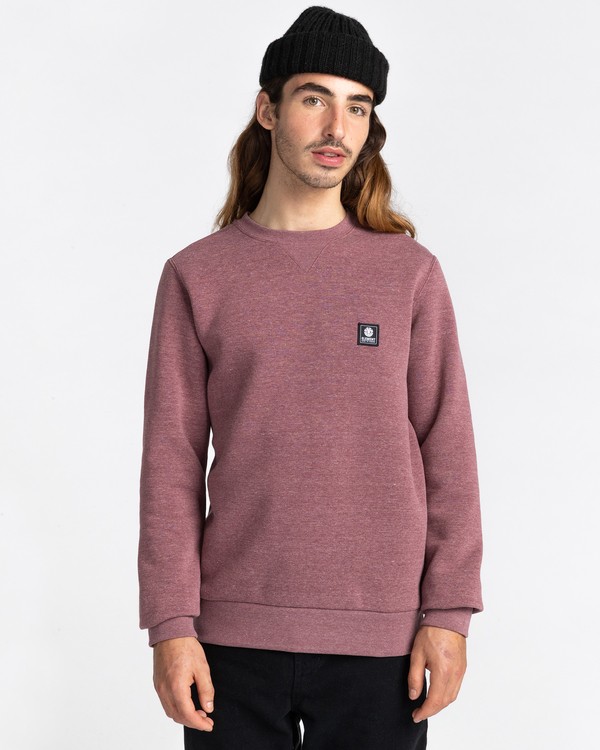 1 Heavy - Sweat pour Homme Rouge Z1CRC4ELF1 Element