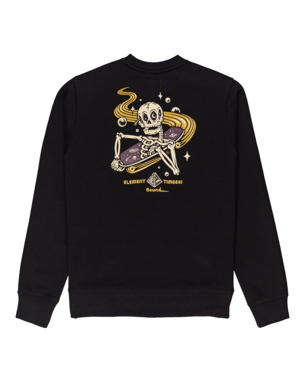 1 Transender - Sweat pour Homme Noir Z1CRC6ELF1 Element