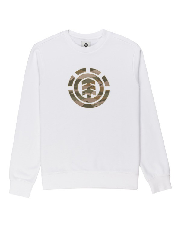 0 Landscape - Sweat pour Homme Blanc Z1CRC7ELF1 Element