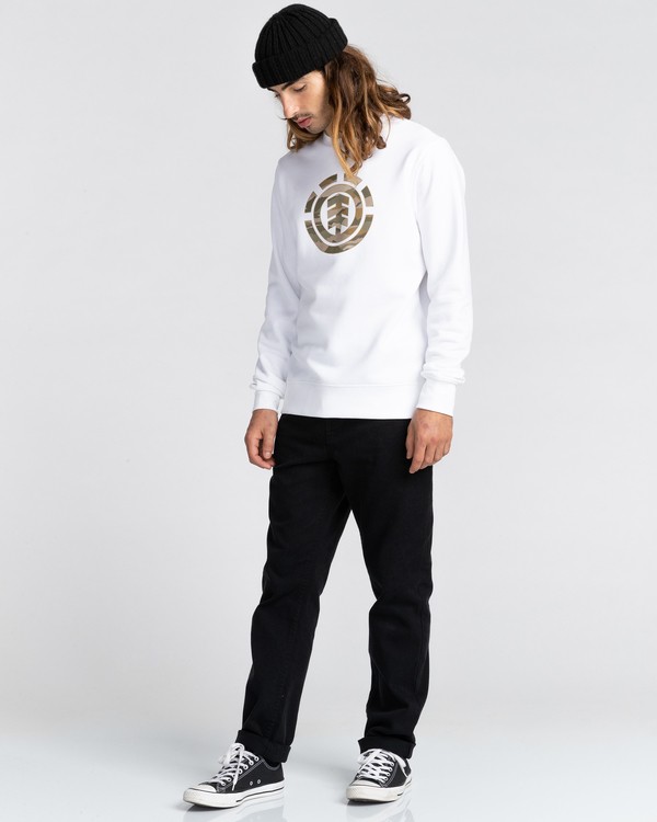2 Landscape - Sweat pour Homme Blanc Z1CRC7ELF1 Element